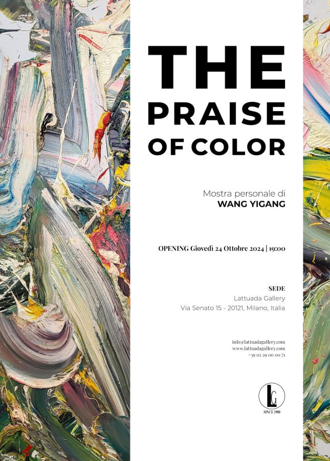 THE PRAISE OF COLOR | WANG YIGANG PERSONAL SOLO SHOW | OPENING GIOVEDì 24 OTTOBRE 2024 ORE 19.00